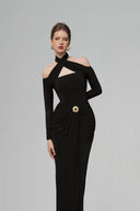 Black Maelis Maxi Dress for women, from CALISTA, The Viet Concept 