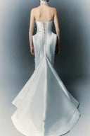 HA THANH VIET • Christopher Hand-Embroidered Floral Taffeta Mermaid Gown