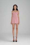 Pink Isabeau Mini Dress for women, from Huelley Rose, The Viet Concept 