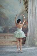 LINH PHUNG • Chlorys 3D Floral Corset Taffeta Mini Dress