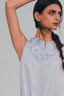 Blue Linen Mini Dress for women, from Xita, The Viet Concept 