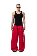 Ssma Vital Oversized Track Pants Red Edition for men, from STRESS MAMA, The Nam Concept 