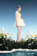 Roxana Couture Embellished Taffeta Mini Dress for women, from LINH PHUNG, The Viet Concept