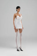White Polkie Top for woman, from HUELLEY ROSE, The Viet Concept 
