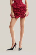 Red 3D Floral Skirt for women, from MUST HAVE, The Viet Concept 