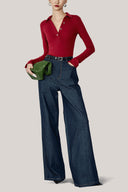 Aine Bodycon Long Sleeved Jersey Top for women, from HOBB, The Viet Concept