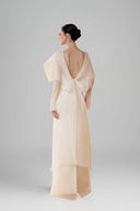 White Bridgette Maxi Dress for women, from LINH DOAN, The Viet Concept