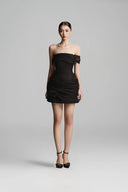 Cin Noir Corset Mesh Dress for women, from BYDI, The Viet Concept 