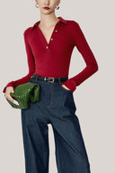 Aine Bodycon Long Sleeved Jersey Top for women, from HOBB, The Viet Concept