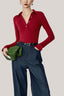 Aine Bodycon Long Sleeved Jersey Top for women, from HOBB, The Viet Concept