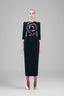 Blossom Present - Asymmetrical Black Pegged Dress for women, from Tiny Ink, The Viet Concept 