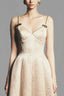 Lamium A-line Back Zipper Jacquard Floor Length Dress for women, from Maison Des Copains, the Viet Concept