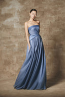 Noon Celestia Draped Shimmer Mesh Gown for women, from BYDI, The Viet Concept