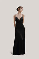 Black Vera Premium Lace Nightdress for women, from DORO, The Viet Concept 
