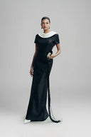 Nectar’s Veil Chiffon Silk Maxi Dress for women, from LINH DOAN, The Viet Concept 