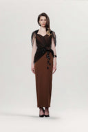 Elysian Presence Crepe Dress for women, from DO LONG, The Viet Concept 
