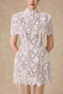 Celestine 3D Floral Baroque Lace Cape for women, from VONTIER DE MONTIER, The Viet Concept