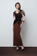 Elysian Presence Crepe Dress for women, from DO LONG, The Viet Concept 