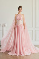 Evan Couture Silk Organza Shoulder Streamer Cape for women, from CALISTA, The Viet Concept