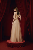 Fairy Beaded Off-Shoulder Tulle Evening Gown for women, from JOSEPHINE, The Viet Concept
