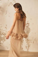Celeste One-Shoulder Floral Chiffon Maxi Gown for women, from XITA, The Viet Concept 