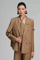 Ceci Straight Draped Pants for woman, from ARTI, The Viet Concept