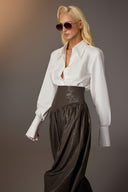 High-Waist Sarouel Tapered Baggy Pants for women, from KEIRA TONG, The Viet Concept 