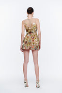 MR CRAZY & LADY SEXY • Freely Sheer Satin Organza Oversized Trench Coat in Tan
