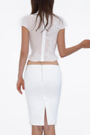 Rella Satin Midi Skirt for women, from HUELLEY ROSE, The Viet Concept 