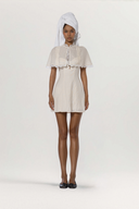 HUELLEY HUELLEY White Teagan Mini Dress The Viet Concept HUELLEY HUELLEY White Teagan Mini Dress The Viet Concept