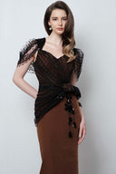 Elysian Presence Crepe Dress for women, from DO LONG, The Viet Concept 