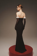 MARGÉE ATELIER • Miréa Couture Strapless Twill Mermaid Evening Gown