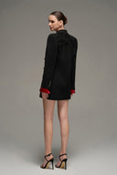 IHF STUDIO • Rouge Atelier Satin Silk Statement Shirt