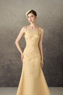 ROSEE de MATIN • Creamy Yellow Hibiscus Dress