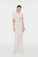 L'ALLÉE • Asymmetric Draped Shoulder Dress