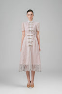 Cream Vivien Midi Dress for women, from White Plan, The Viet Concept 