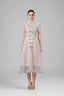 Cream Vivien Midi Dress for women, from White Plan, The Viet Concept 