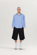 CAOSTU • Floral Button Shirt Collar