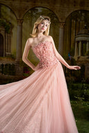 Blush Étoile Sequin Tulle Princess Gown for women, from MADDY HATES ROSE, The Viet Concept