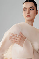 White Bridgette Maxi Dress for women, from LINH DOAN, The Viet Concept