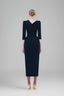 Blossom Present - Asymmetrical Black Pegged Dress for women, from Tiny Ink, The Viet Concept 
