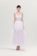Velia White Sculpted Elegance Maxi Dress for women, from JOSEPHINE, The Viet Concept 