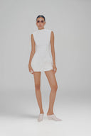 White Snow Mini Dress for women, from Pham Studio, The Viet Concept 