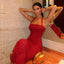 Red Tulle Midi Dress from Lassy, at The Viet Concept 