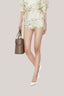 DAS LA VIE • Cactus Straight Tie String Chiffon Extra Short Length Shorts