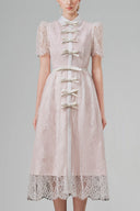 Cream Vivien Midi Dress for women, from White Plan, The Viet Concept 