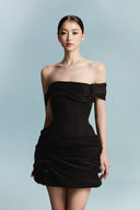 Cin Noir Corset Mesh Dress for women, from BYDI, The Viet Concept 