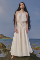 LINH PHUNG • The Sun Draped Chiffon Floor-Length Gown