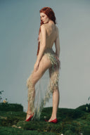 Dryad Pastel Forest Couture Dress for women, from LA VIERGE, The Viet Concept 