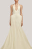 Selene Trumpet Sleeveless Taffeta Floor Length Dress for women, from POEM, The Viet Concept 